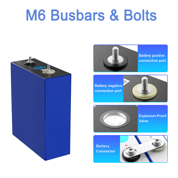 Brand New Lithium Ion Cells Grade A 3.2V 304Ah for Solar Power System