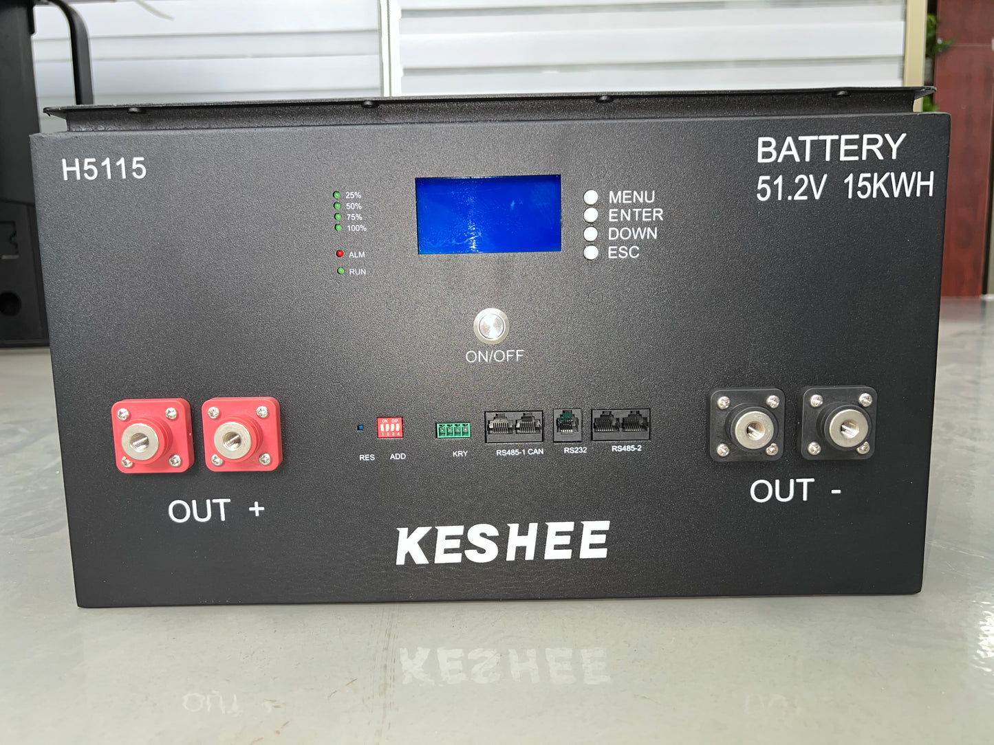 KESHEE 48V 51.2V LiFePO4 DIY Battery Box 16S 200A  Server Rack  Stackable Type without Active Balancer